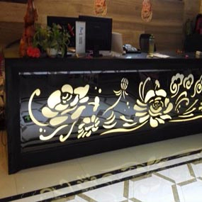 烤漆玻璃服務臺定做