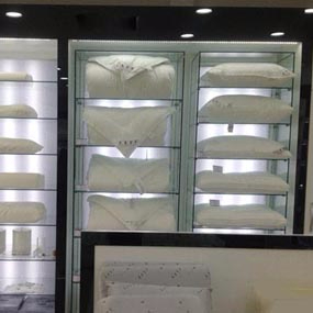 玻璃展柜 哈爾濱床上用品陳列柜
