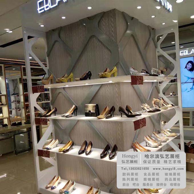 哈爾濱皮鞋展柜定做