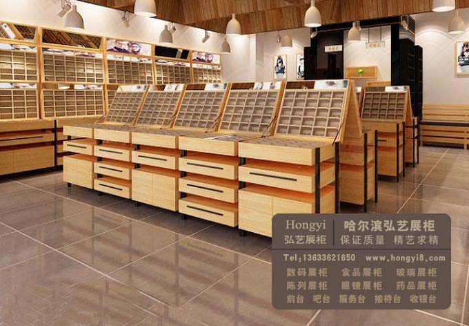 哈爾濱精品眼鏡展柜制作