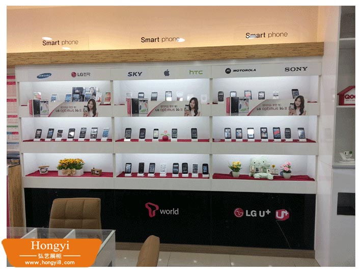 數碼手機產品展示柜