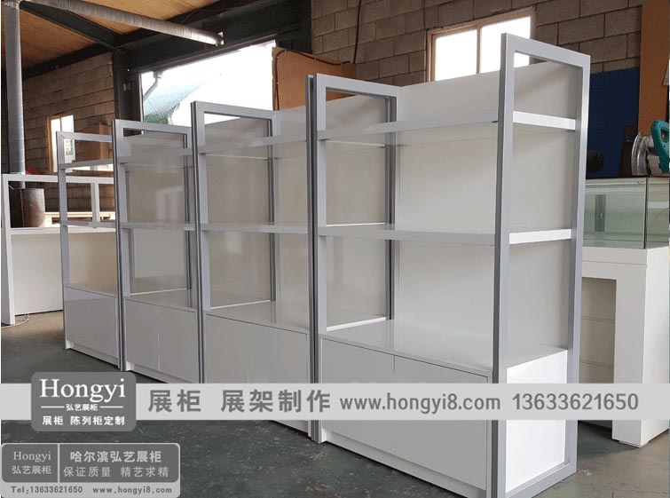 鐵木結構產品展柜制作